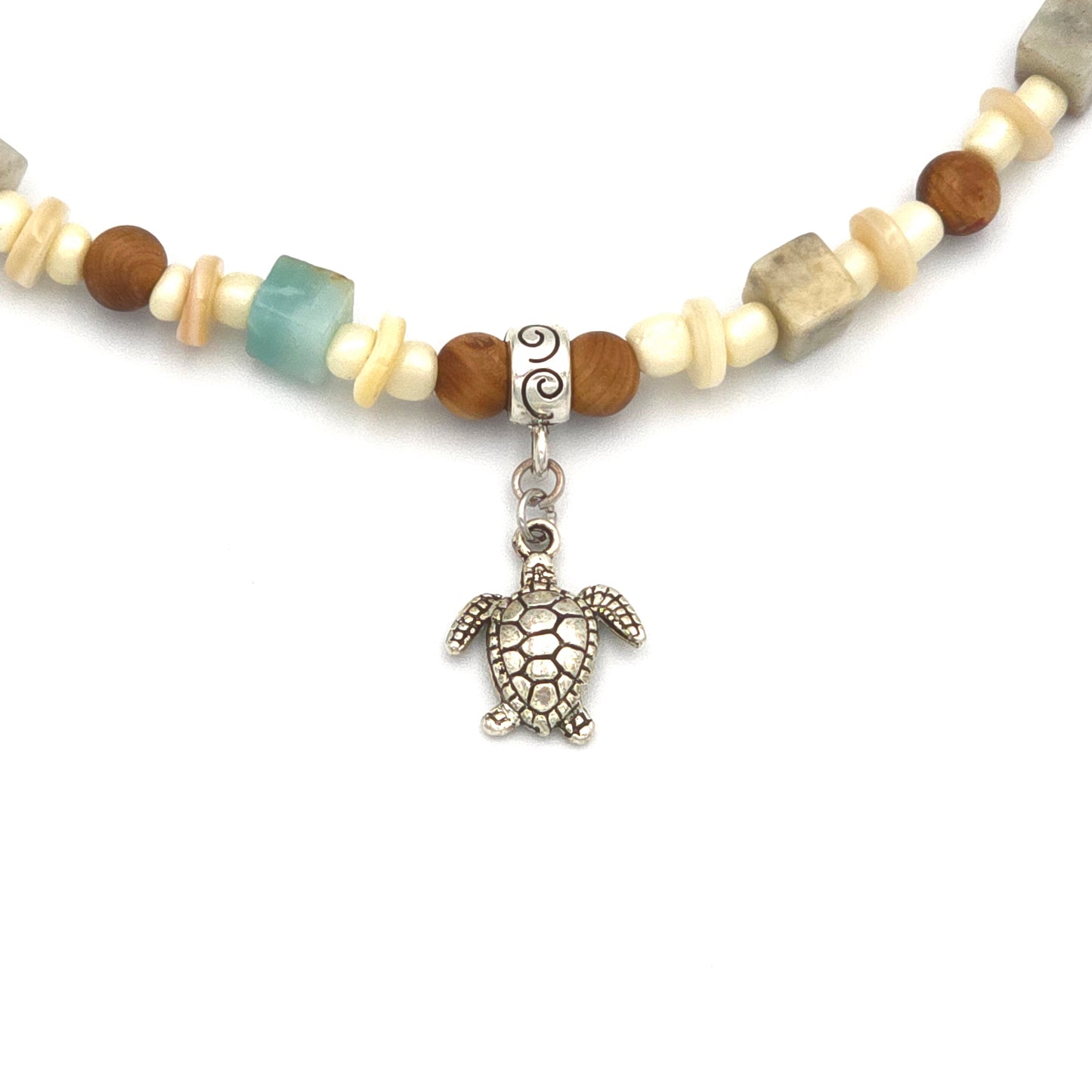 "The Turtle & The Sea" - Stone Cold Necklace