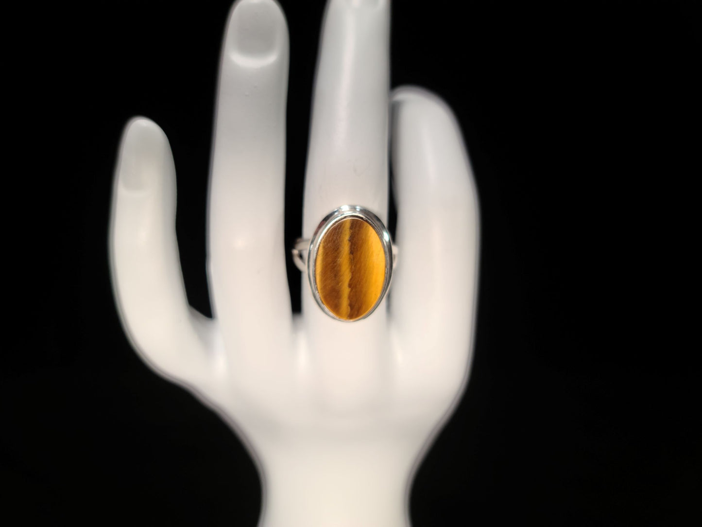 Sterling Silver & Tiger's Eye Ring - Das Vixen