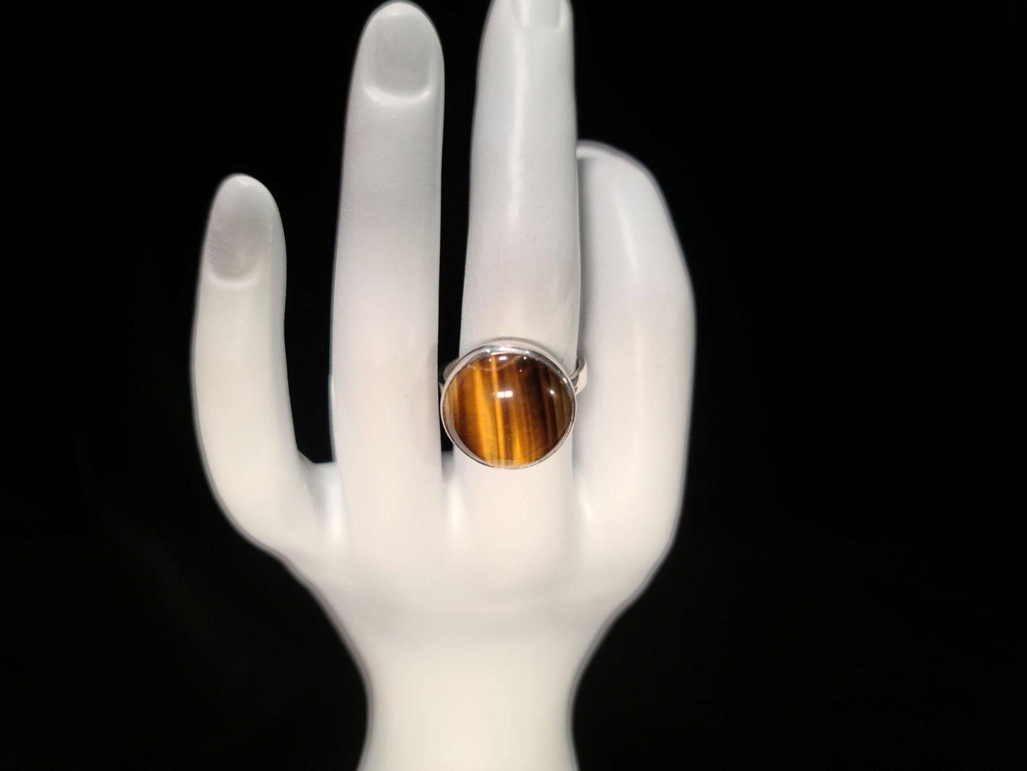 Sterling Silver & Tiger's Eye Ring - Das Vixen