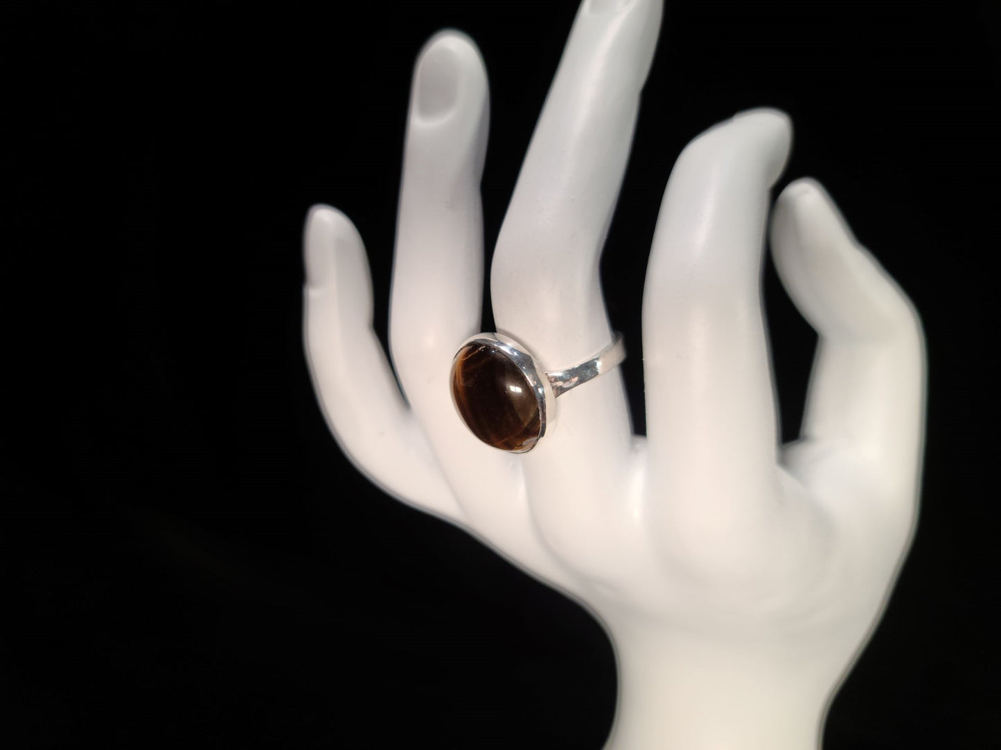 Sterling Silver & Tiger's Eye Ring - Das Vixen