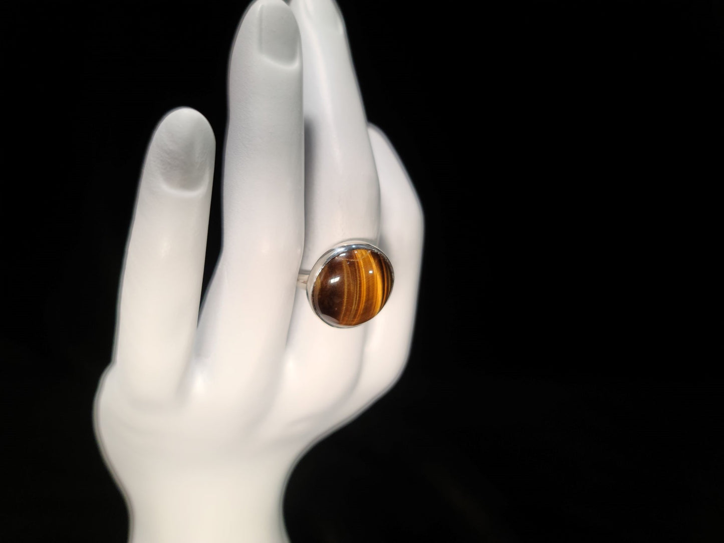 Sterling Silver & Tiger's Eye Ring - Das Vixen