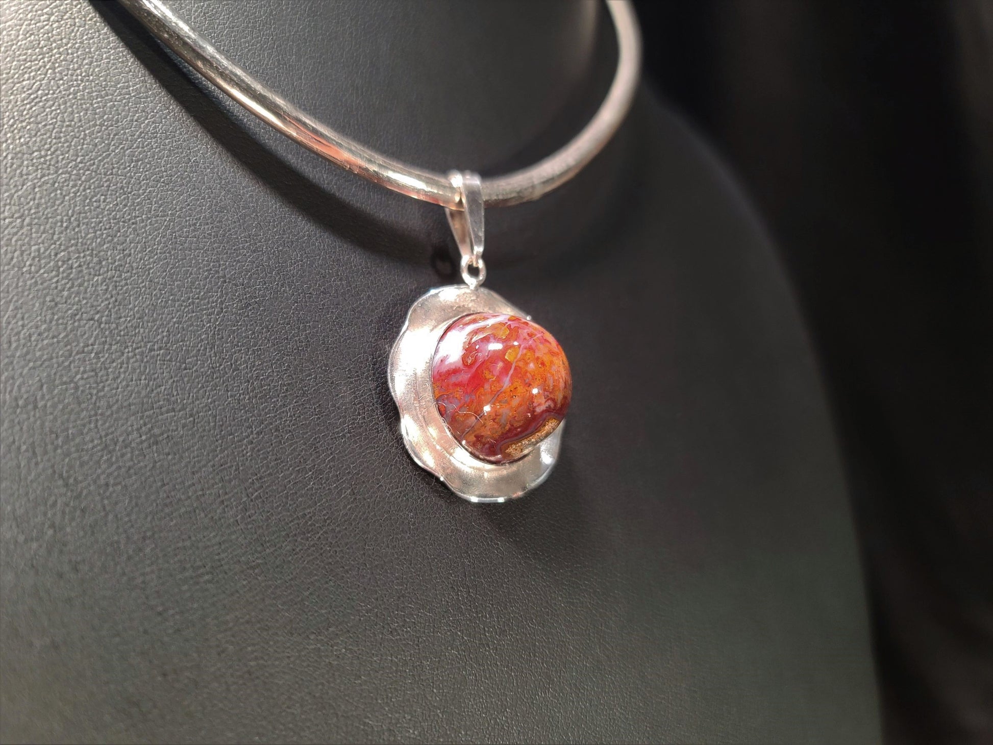 Sterling Silver & Opal Queretano Pendant - Das Vixen