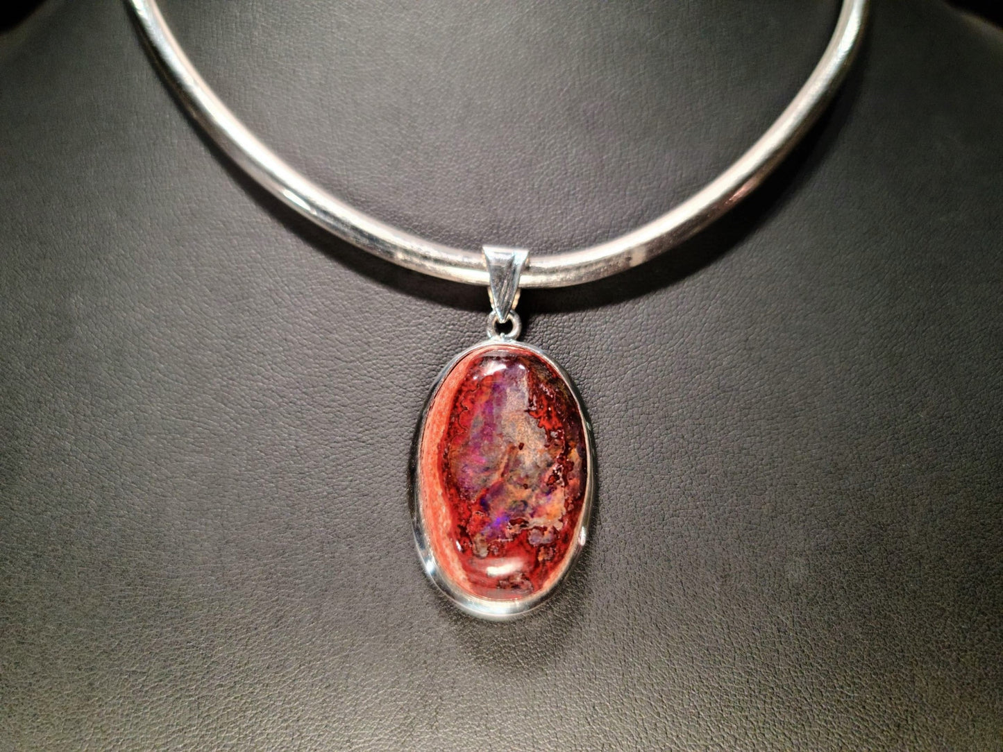 Sterling Silver & Opal Queretano Pendant - Das Vixen