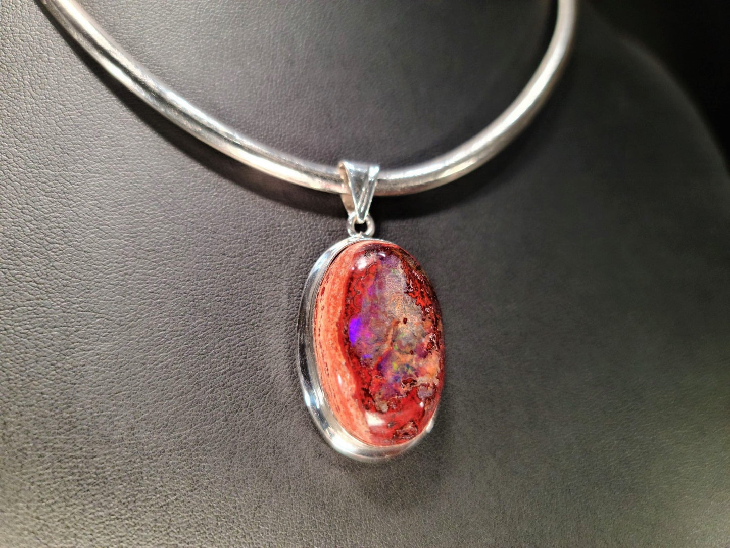 Sterling Silver & Opal Queretano Pendant - Das Vixen