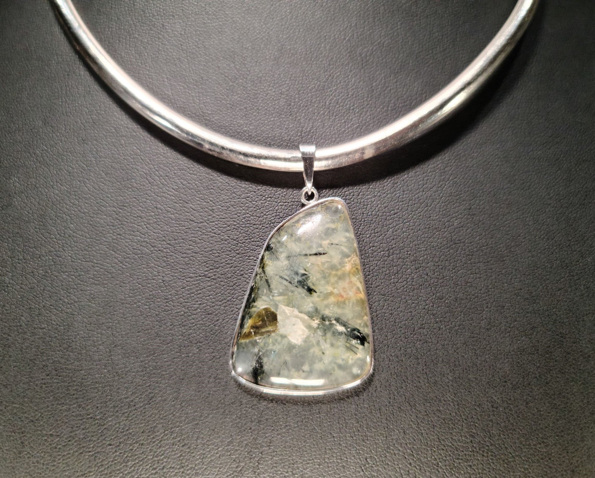 Sterling Silver & Rutile Quartz Pendant - Das Vixen