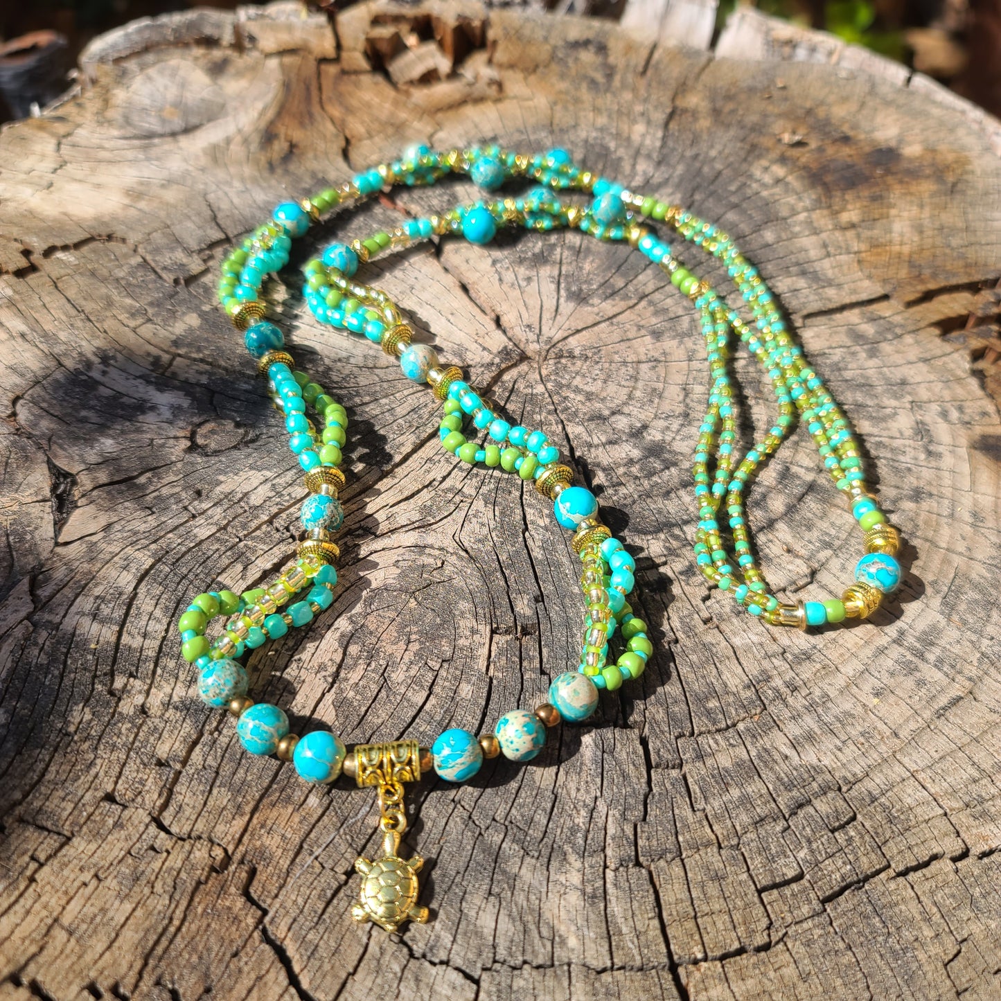 "Going with the Flow" - Down to Earth Charm Beads - Das Vixen